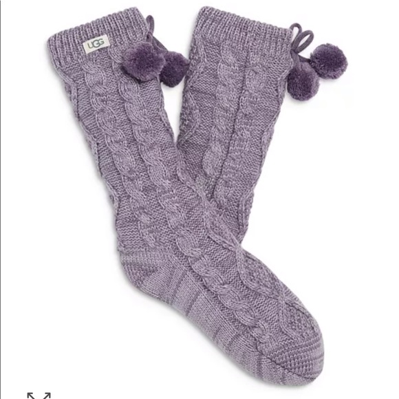 UGG Accessories - UGG | pom-pom fleece lined socks